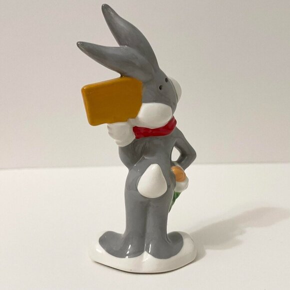 1993 Warner Bros Bugs Bunny and Elmer Fudd Duck Season Salt Pepper Shakers Flaws - Picture 6 of 16